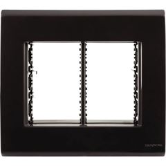 Placa 4x4 com 6 Postos Liz Grafite TRAMONTINA / REF. 57106078