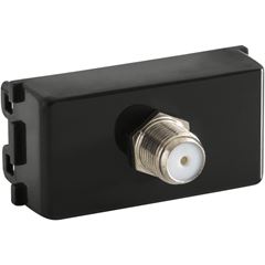 Módulo Tomada SAT/TV Coaxial Direta Liz Grafite Preto FAME / REF. 57215042