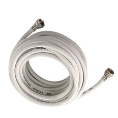 Cabo Coaxial 10 Metros TV Conector RG59 Branco INTERNEED / REF. 007319