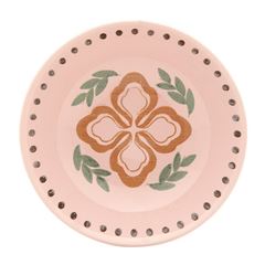 Prato de Cerâmica Fundo 20,5cm Unni Alba Rosa OXFORD / REF. 115682