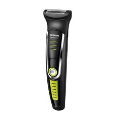 Aparador de Pelos a Bateria BIvolt Super Groom 06 BG-04 Preto e Verde MONDIAL / REF. 76410-01