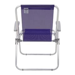 Cadeira de Praia em Alumínio com Assento Creta Master Roxo TRAMONTINA / REF. 92900203