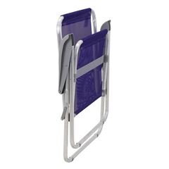 Cadeira de Praia em Alumínio com Assento Creta Master Roxo TRAMONTINA / REF. 92900203