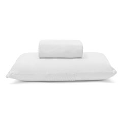 Jogo de Cama com Elástico 100% Algodão Solteiro com 2 Peças Basic Branco BUETTNER / REF. 28616