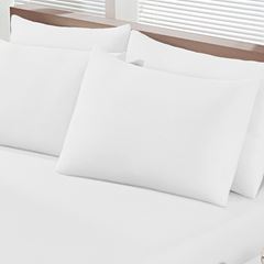 Jogo de Cama com Elástico 100% Algodão Queen com 3 Peças Basic Branco BUETTNER / REF. 28632