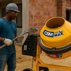 Betoneira Monofásica 220v 400 Litros 1 Traço Max Amarela CSM / REF. 71000201