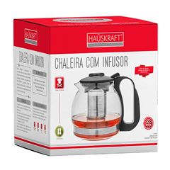 Chaleira de Vidro 1,2L com Infusor HAUSKRAFT / REF. CHLR-007