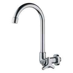 Torneira para Cozinha em ABS de Parede com Bica Móvel MVS Sicília Cromado HERC / REF. 2912