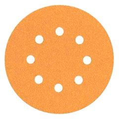 Disco Lixa GR400 150MM Velcro Perfurado 5 Peças STAMACO / REF. 10609