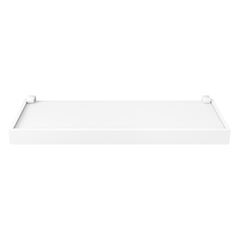 Prateleira em MDP 20x60cm Duetto Branco com Moldura Branca PRAT-K / REF. 10201.040