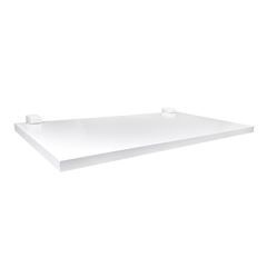 Prateleira em MDP 20x40cm Me Leve Branco com Suporte Branco PRAT-K / REF. 10250.010