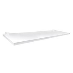Prateleira em MDP 20x60cm Me Leve Branco com Suporte Branco PRAT-K / REF. 10250.020