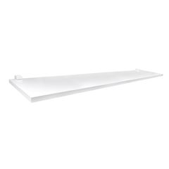 Prateleira em MDP 20x100cm Me Leve Branco com Suporte Branco PRAT-K / REF. 10250.040
