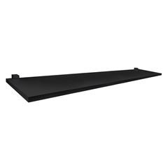 Prateleira em MDP 20x100cm Me Leve Preto com Suporte Preto PRAT-K / REF. 10257.040