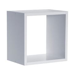 Nicho em MDP 27x24,5x15cm Me Leve Branco PRATK / REF. 10280.528