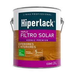 Verniz Acetinado 3L Triplo Filtro Solar Natural HIPERLACK / REF. 652100582
