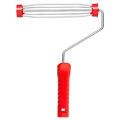 Suporte em Aço 23cm para Rolo Gaiola Vermelho ATLAS / REF. AT400/23R