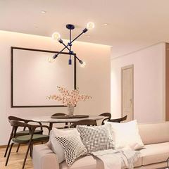 Pendente em Alumínio 160W Bivolt 4xE27 Circuit Preto STARTEC / REF. 149260097