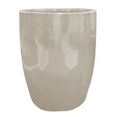 Vaso de Cerâmica 56x70cm Kyco Creme DESIGN DECOR / REF. DDC96345