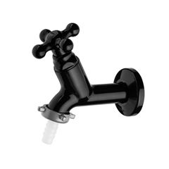 Torneira para Jardim em ABS 1/2 Marujá Preta VIQUA / REF. 1130966