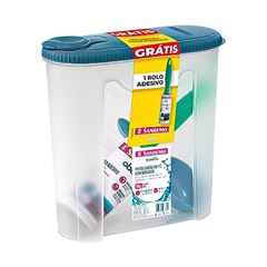 Porta Sabão em Pó Plástico 1kg Promocional Sortido SANREMO / REF. SR267/7