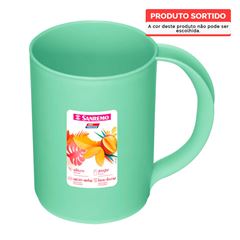 Caneca Plástica 450ml Vac Freezer Sortido SANREMO / REF. 786/2