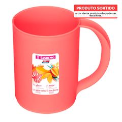 Caneca Plástica 450ml Vac Freezer Sortido SANREMO / REF. 786/2