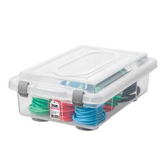 Organizador Plástico 2,3 Litros Top Stock Transparente SANREMO / REF. 950