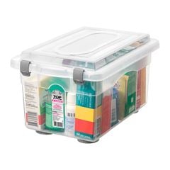 Organizador Plástico 4,3 Litros Top Stock Transparente SANREMO / REF. 955