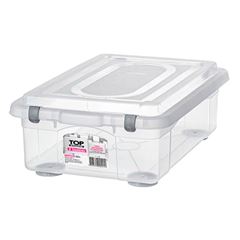 Organizador Plástico 28,2 Litros Top Stock Transparente SANREMO / REF. 970