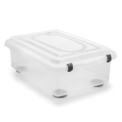 Organizador Plástico 28,2 Litros Top Stock Transparente SANREMO / REF. 970