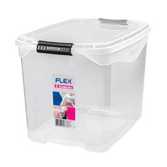 Organizador Plástico 36 Litros Flex Transparente SANREMO / REF. SR951