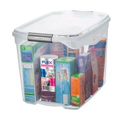 Organizador Plástico 36 Litros Flex Transparente SANREMO / REF. SR951