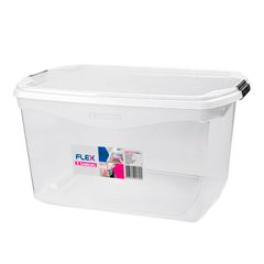 Organizador Plástico 68 Litros Flex Transparente SANREMO / REF. SR971