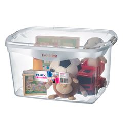 Organizador Plástico 68 Litros Flex Transparente SANREMO / REF. SR971