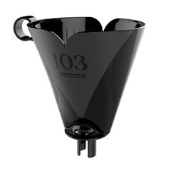 Suporte Plástico para Filtro de Café 103 Termic Preto SANREMO / REF. SR1103/1