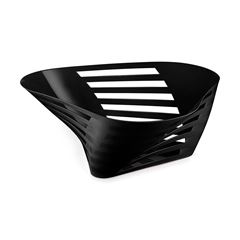 Fruteira Plástica de Mesa Slim Preta UZ / REF. UZ407-PR