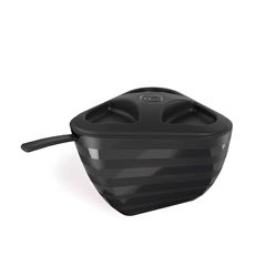 Farinheiro Plástico 900ml Slim com Concha Preto UZ / REF. UZ417-PR