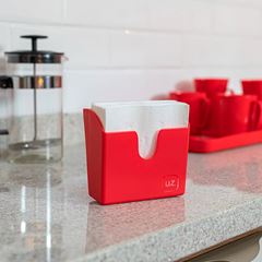 Porta Guardanapo Plástico UZ418 Vermelho UZ / REF. UZ418-VM