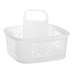 Cesto Plástico 4 Litros para Limpeza com Alça Quadrado Transparente UZ / REF. UZ430-TR