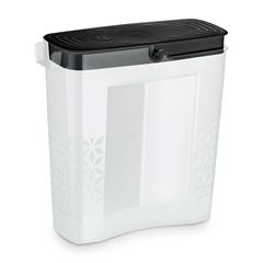 Porta Sabão em Pó Plástico 1,65 Litros Slim Preto UZ / REF. UZ550-PR