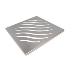 Grelha em Inox 15x15cm Quadrada Cromada TIGRE / REF. 27471367