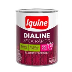 Tinta Esmalte Alto Brilho 750ml Dialine Seca Rápido Branco Gelo IQUINE / REF. 62200383