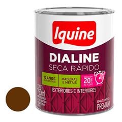 Tinta Esmalte Alto Brilho 750ml Dialine Seca Rápido Marrom Tabaco IQUINE / REF. 62202983