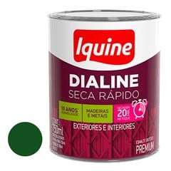 Tinta Esmalte Alto Brilho 750ml Dialine Seca Rápido Verde Folha IQUINE / REF. 62203483R