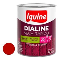 Tinta Esmalte Alto Brilho 750ml Dialine Seca Rápido Vermelho IQUINE / REF. 62204583R