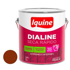 Tinta Esmalte Alto Brilho 3L Dialine Seca Rápido Cerâmica IQUINE / REF. 62201882R