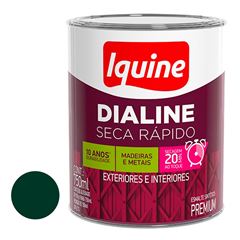 Tinta Esmalte Alto Brilho 750ml Dialine Seca Rápido Verde Colonial IQUINE / REF. 62203283