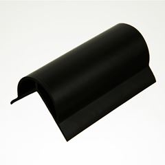 Cantoneira Pvc 40mmx60cm Tec911 Flexível Preto TECNOPERFIL / REF. 911905600