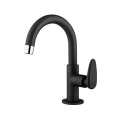 Torneira para Lavatório de Mesa Com Bica Alta Allure Décore Preto Fosco VIQUA / REF. 1170301